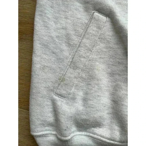 Vintage 80s Adidas Full Zip Sweatshirt Jacket Trefoil Men's M Gray Retro - Picture 14 of 14